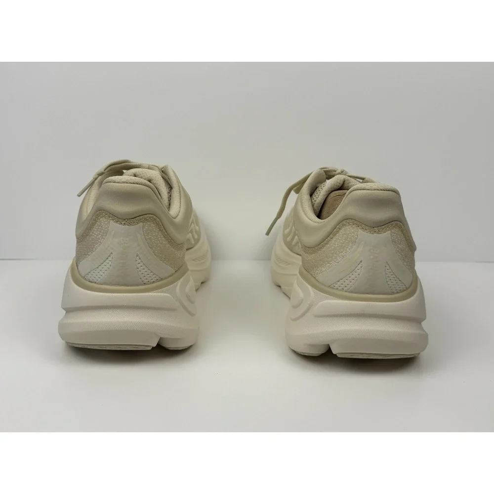 Hoka One One Bondi 9 Running Shoes Men's Size 8 Oatmeal 1162011 / OLTM